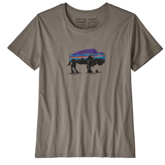 Patagonia Tops - Patagonia Fitz Roy Bison Organic tee medium NWT